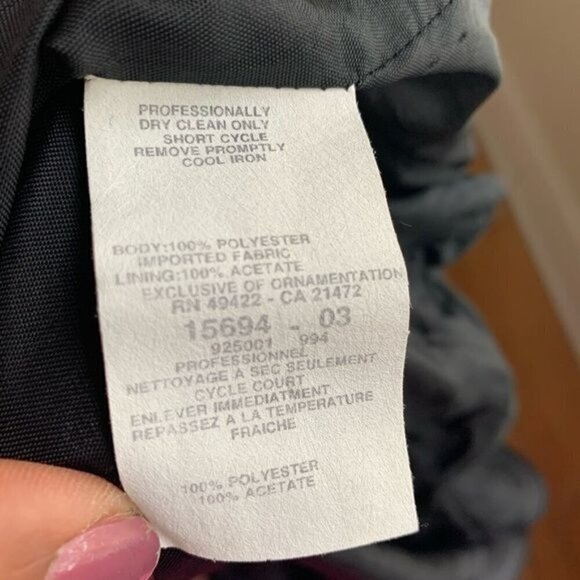 Scott McClintock black maxi dress size 8 sleeveless - Picture 9 of 12